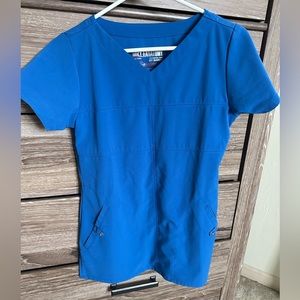 Greys Anatomy Signature 2 Pocket Scrub Top size XS